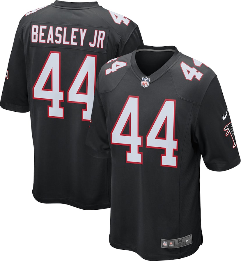 Nike Atlanta Falcons No44 Vic Beasley Jr White Women's Stitched NFL Elite Drift Fashion Jersey